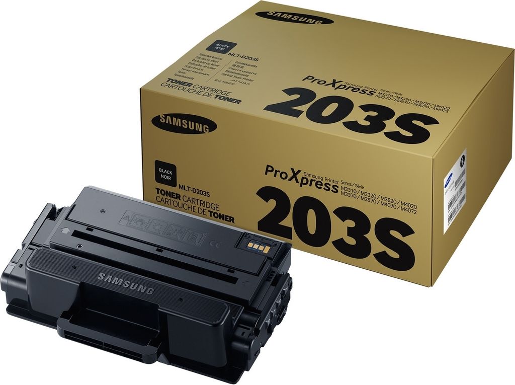 Samsung MLT-D203S Toner Schwarz, 3000 Seiten, Schwarz, 1 Produktbild 
