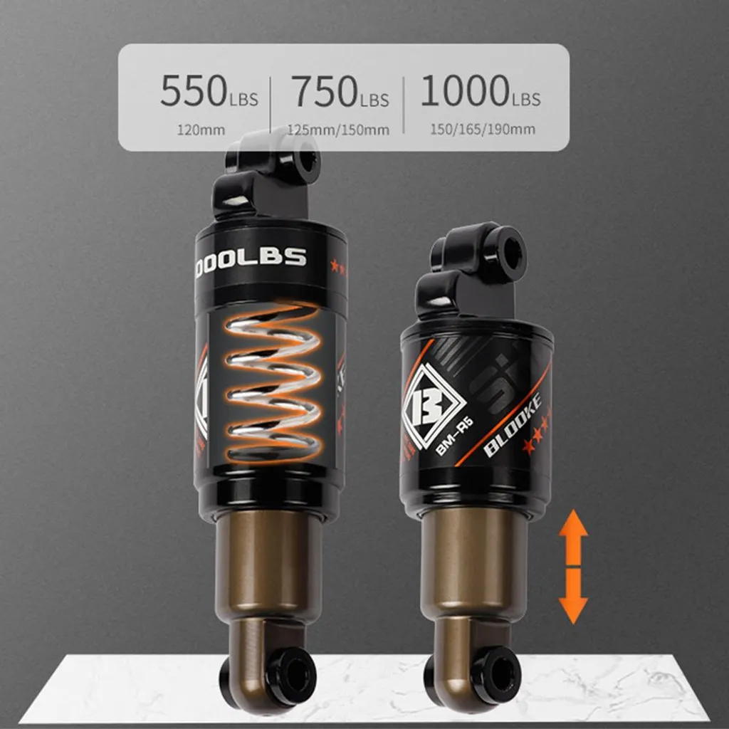 Amortisseur arrière vélo 165mm : finissez-en avec les chocs et vibrations