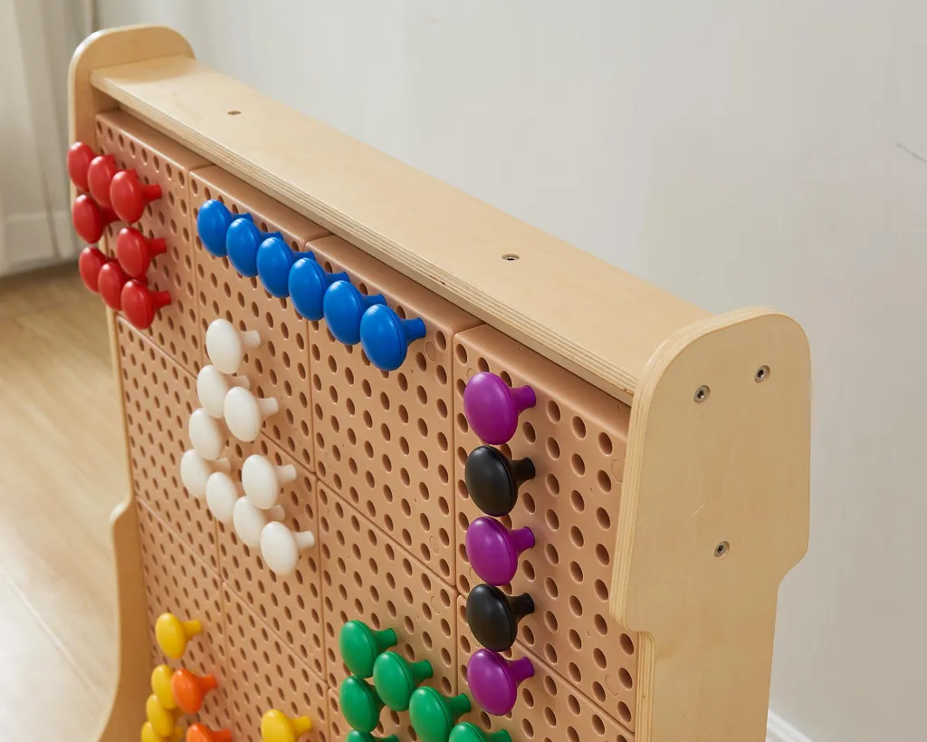 Accessoires de Motricité Fine : 64 Chevilles pour Planche Masterkidz - 3