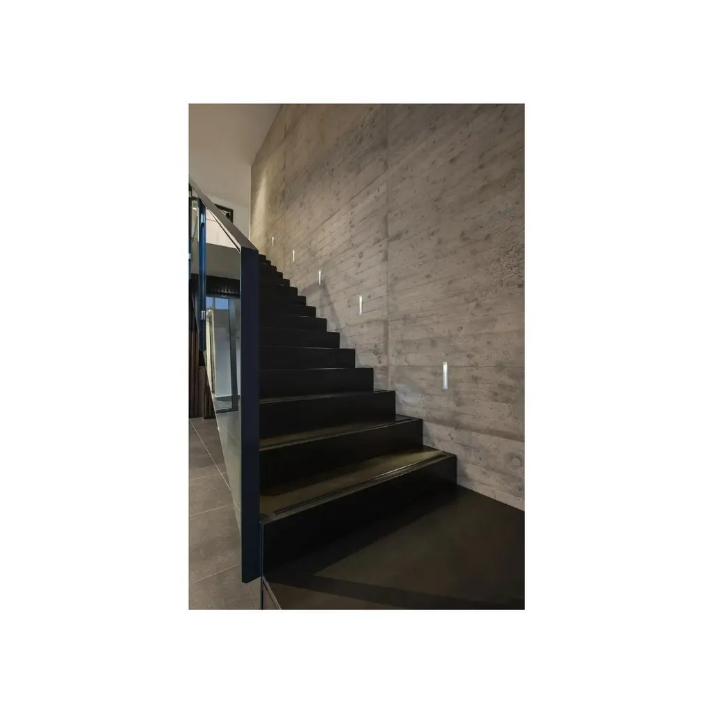 Éclairage de Marche LED Encastrable Blanc 3000K pour Escalier et Mur - 12