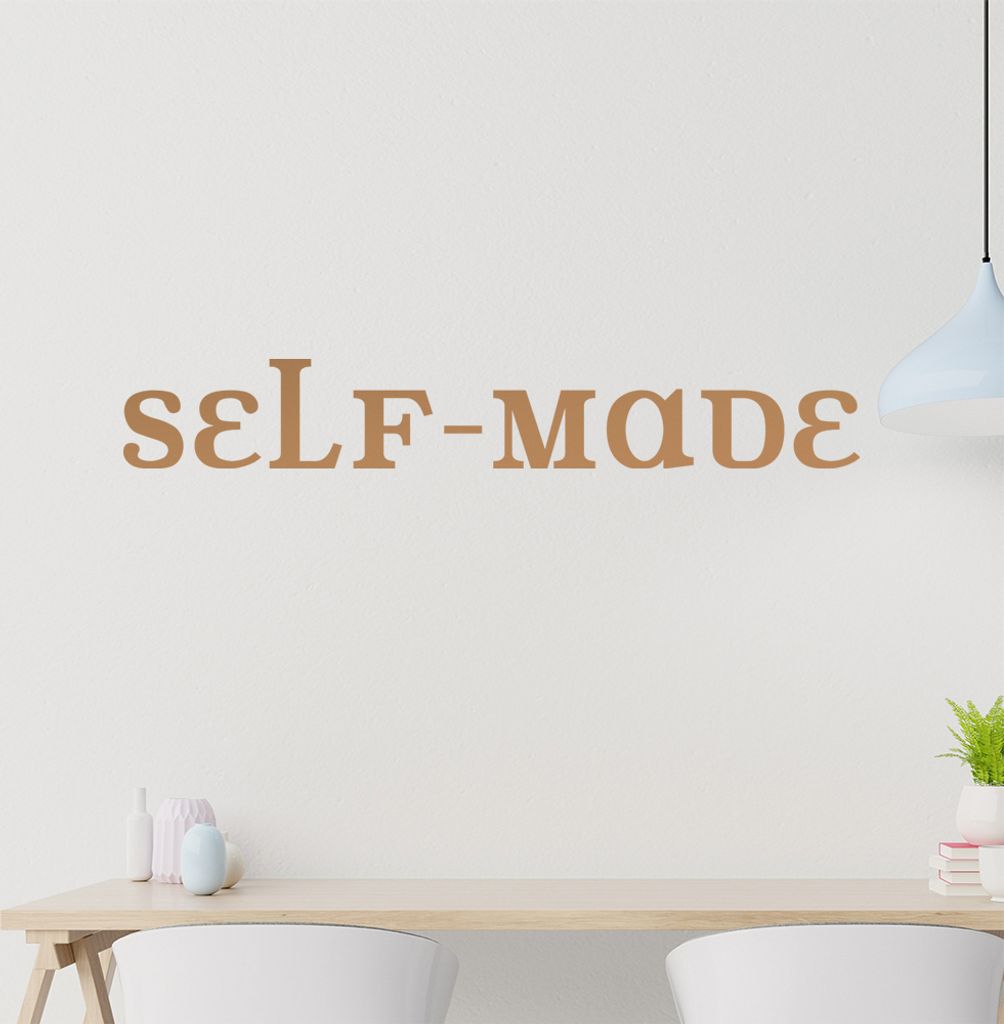 self-made Wandtattoo in 6 Größen - Wandaufkleber Wall Sticker - Dekoration, Küche, Wohnzimmer, Schlafzimmer, Badezimmer