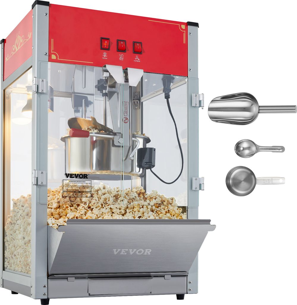 VEVOR Popcornmaschine Popcornautomat Popcorngerät 1440 W Produktbild 
