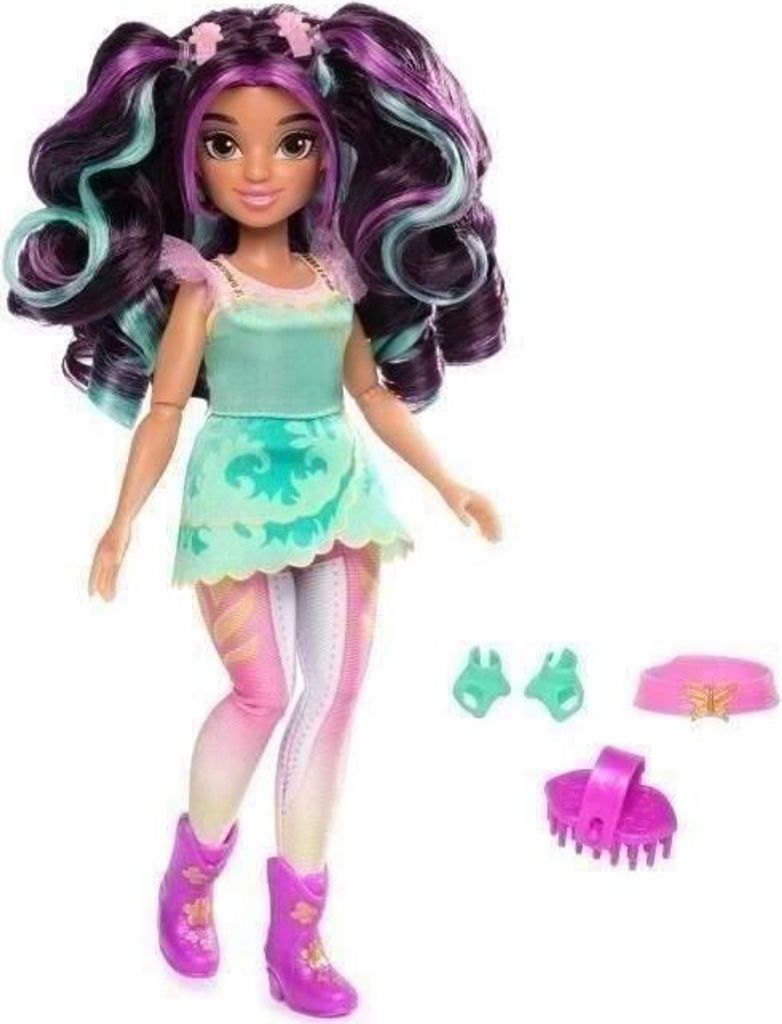 Puppen-Mannequin Ava Unicorn Academy Spin Master, 24 cm, 9 Artikulationspunkte, Mit Kleidung und Zubehör