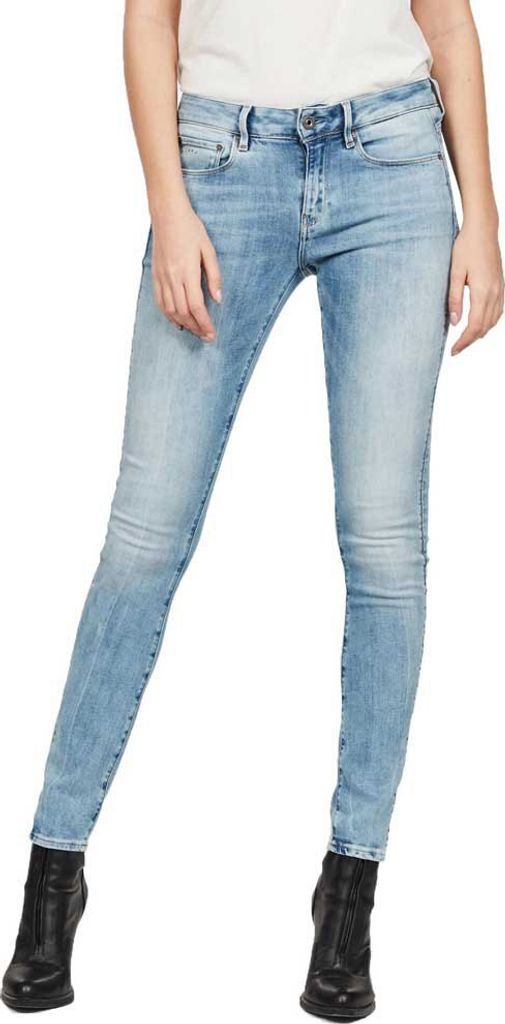 G-star 3301 Mid Waist Skinny Jeans Blau 32 / 30 Frau Blau 32
