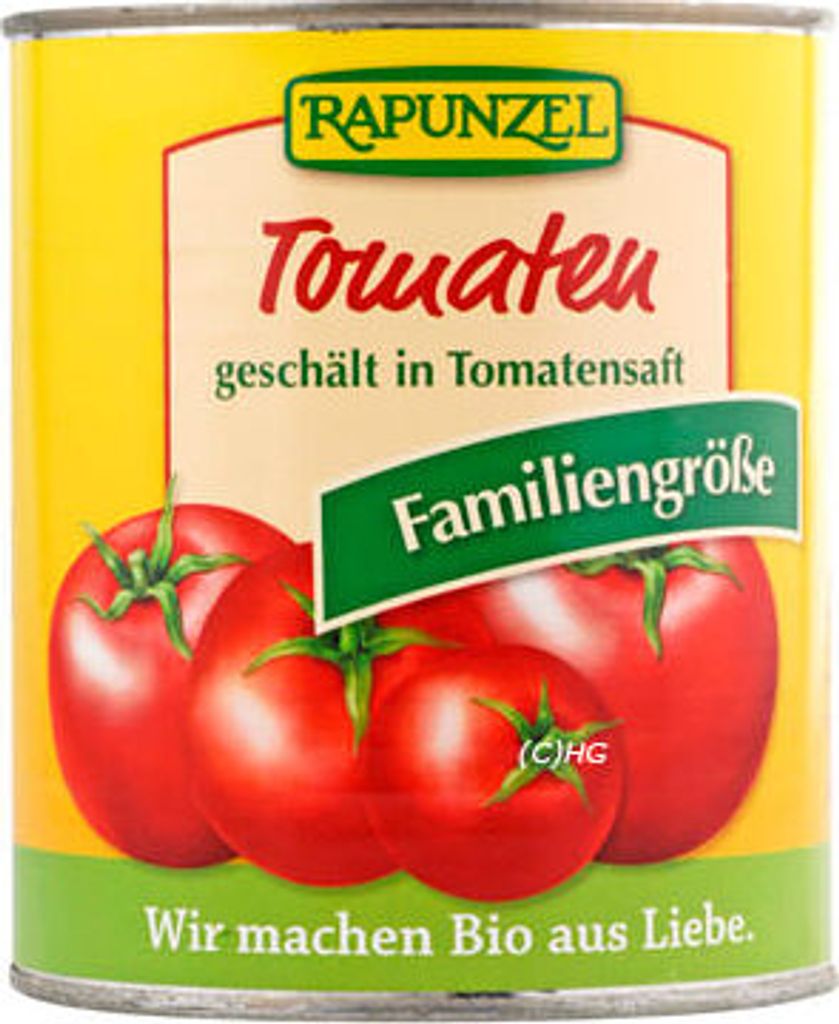 Rapunzel geschälte Tomaten in Tomatensaft 800g