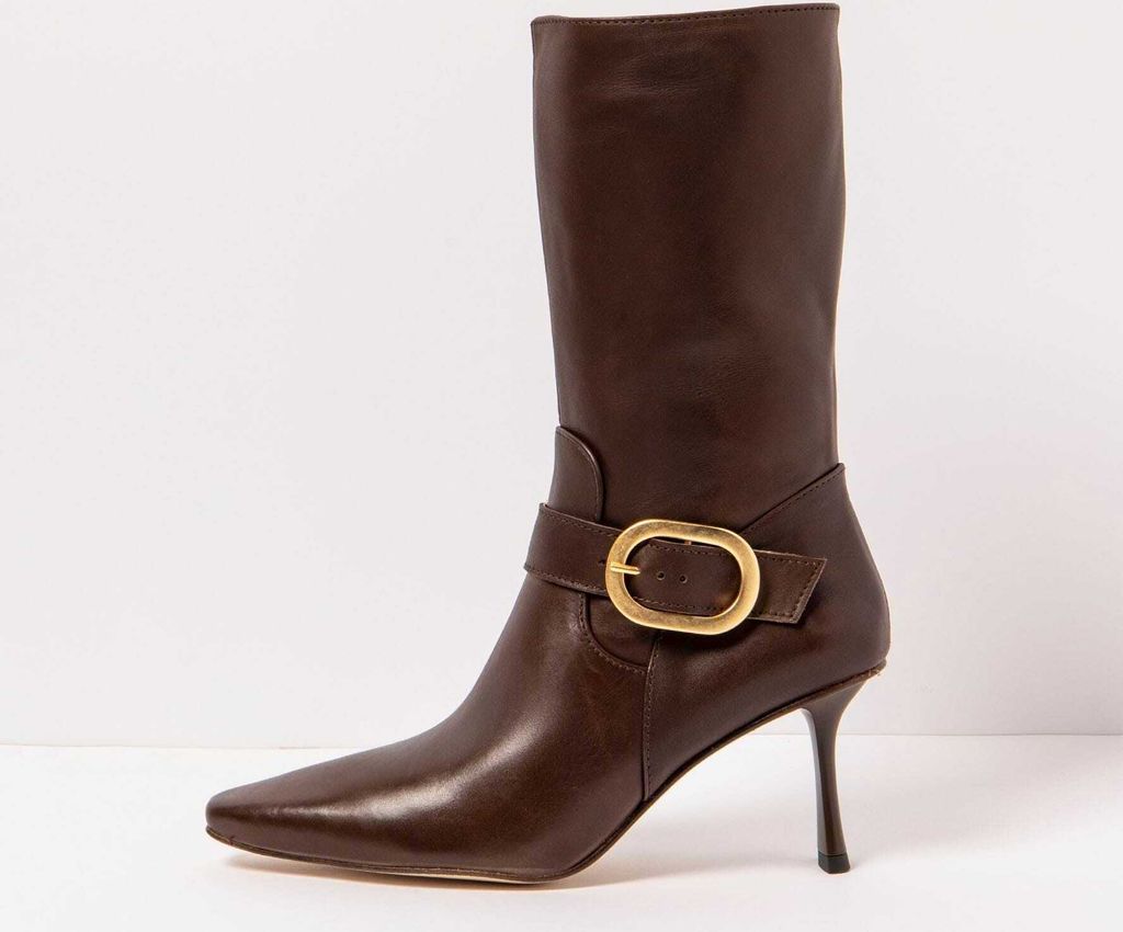 Neosens Stiefel mit hohem Absatz Damen S3197 NAPPA BROWN/ VILANA Farbe Braun