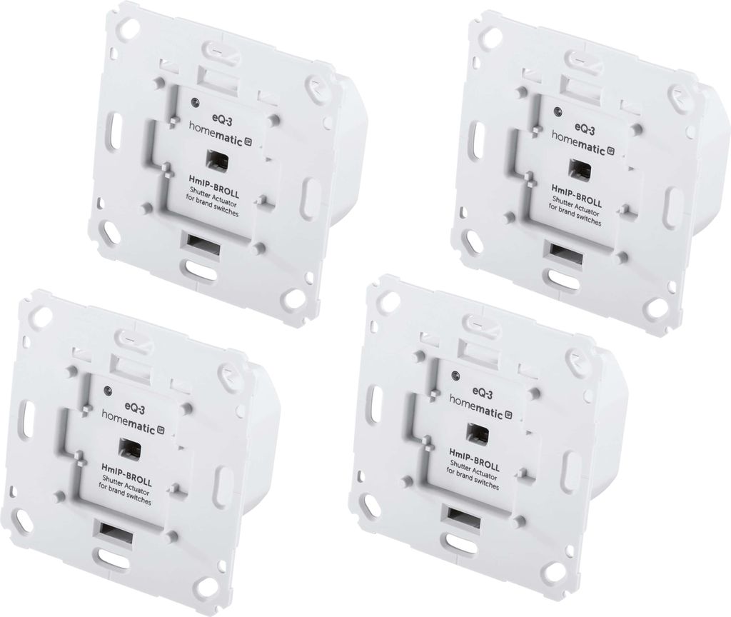 HOMEMATIC IP Smart Home 151322A0, Rollladenaktor, 4 Stück