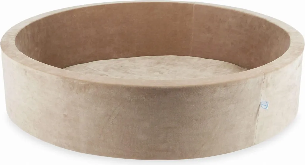 Bassin de jeu 130x30 Velvet Soft Beige foncé, design grand format