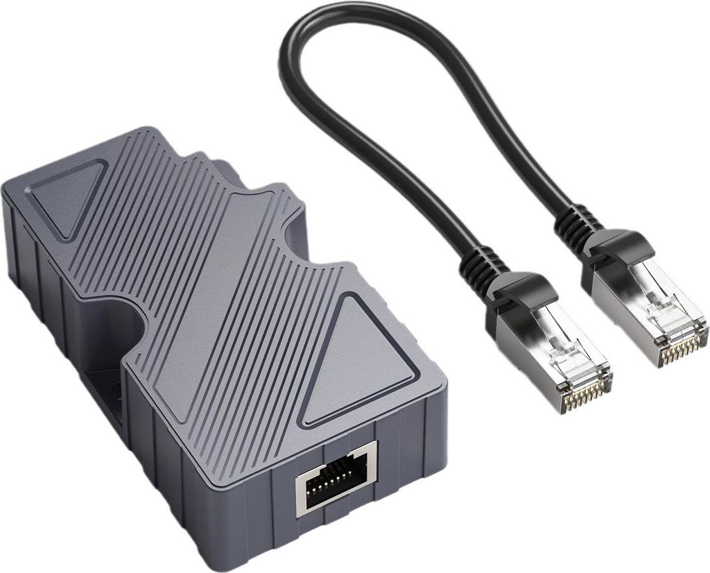 GigE PoE-Injektor 150 W und Dishy-Kabel auf RJ45-Adapter 12–48 V 168 W DC-Aufwärtswandler mit überspannungs- und ESD-Schutz