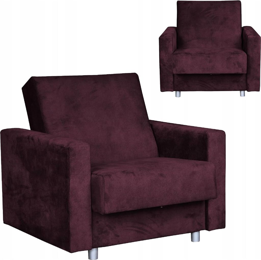 Family Meble Sessel Alicja Relaxsessel Fernsehsessel Bequemer Sessel aus Webstoff Loungesessel Ruhesessel Für Wohnzimmer Schlafzimmer Büro (AURA 06)