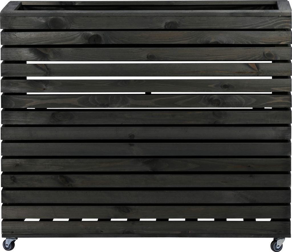 dobar Hochbeet "Rolla" Gr. XL, Anthrazit mit Staufach, Produktbild 4