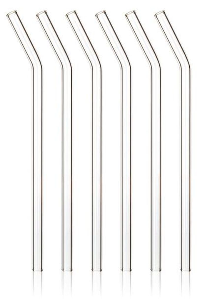 Pajitas curvas de vidrio borosilicatado Simax, 23 cm, Imagen del producto 