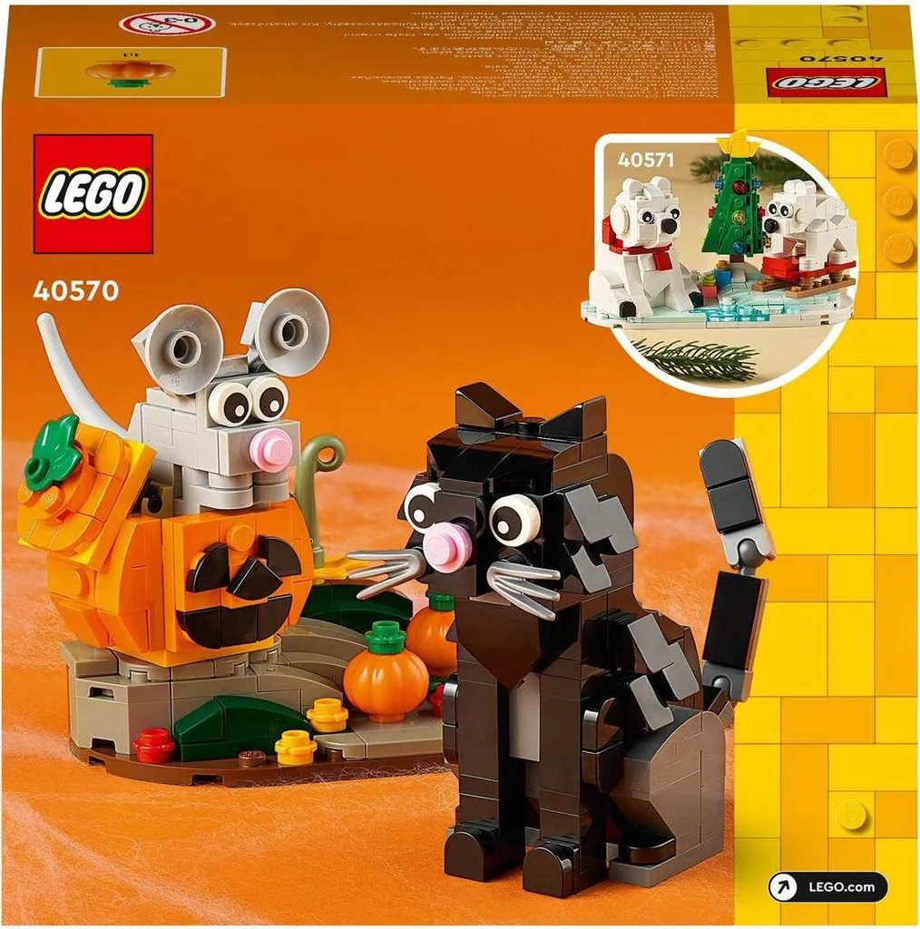 LEGO 40570 Halloween Chat et Souris : La Déco Durable pour vos Soirées - 8
