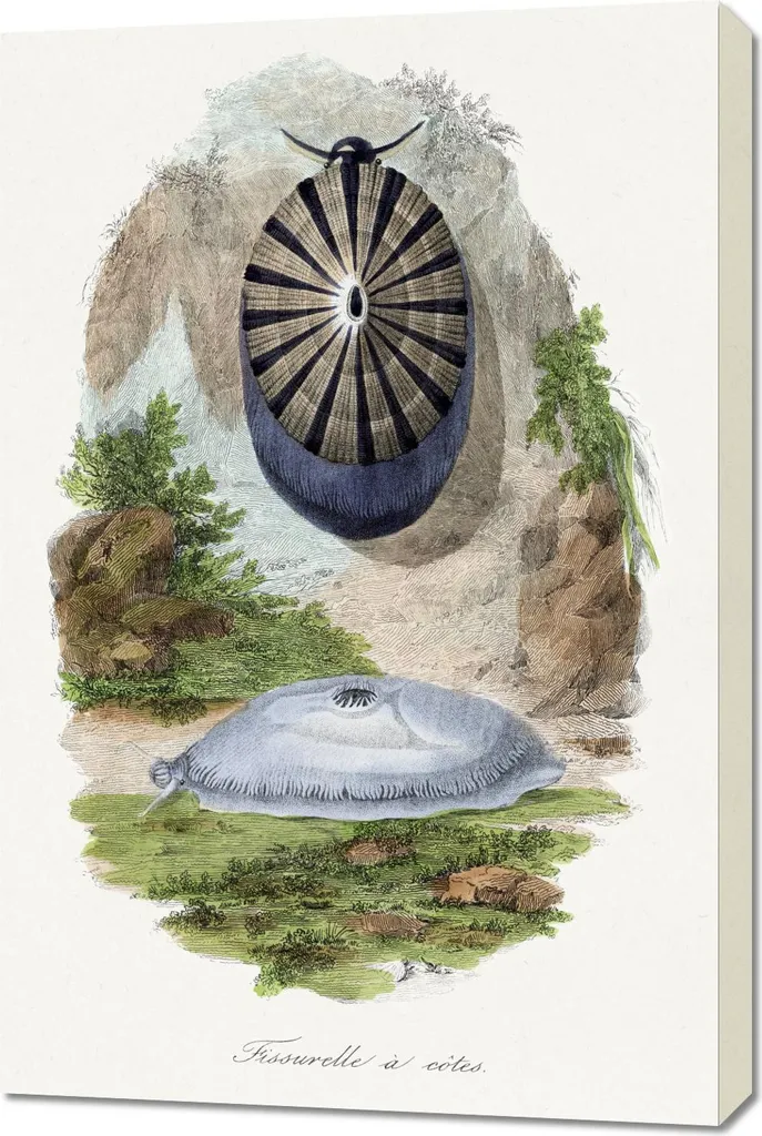 Decorazione Parete Soggiorno: Quadro Gervais Lumaca Vulcanica 60x90 cm