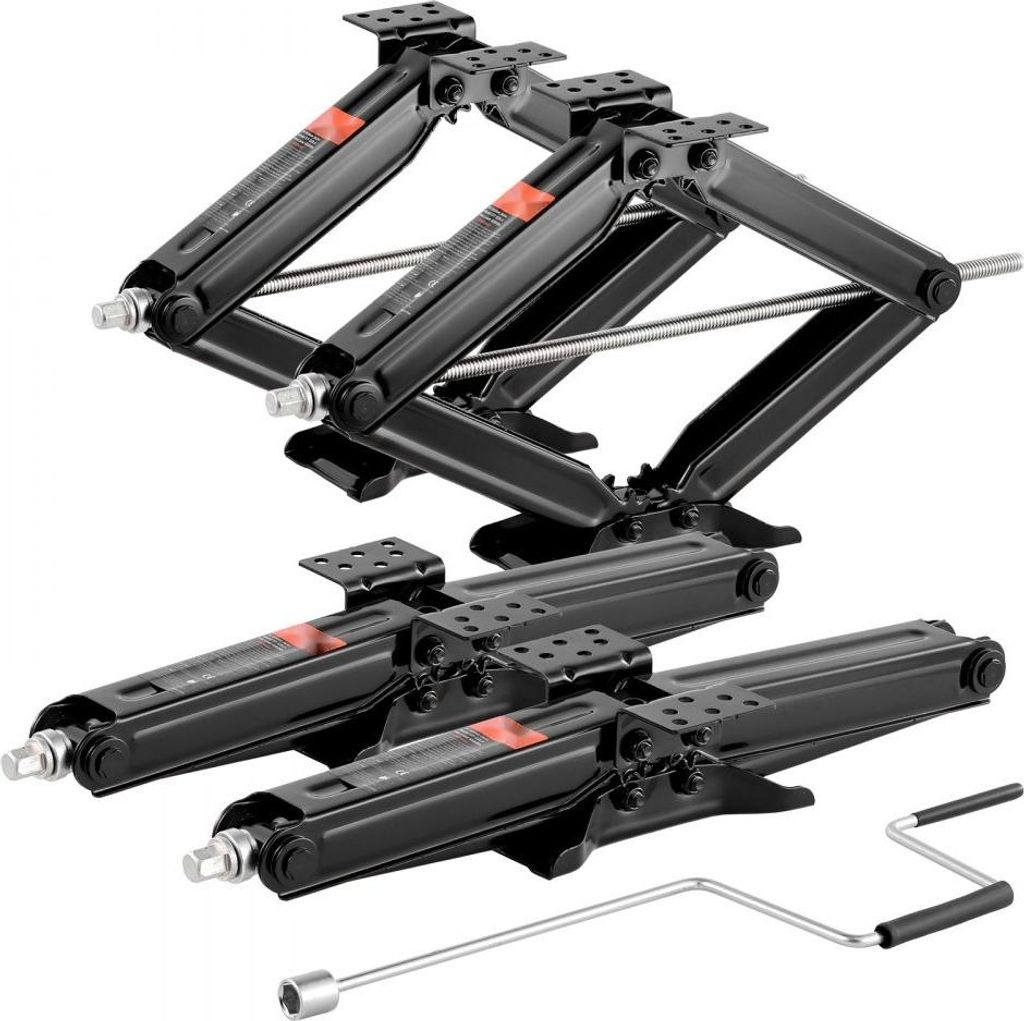 RV Scherenwagenheber 4 Stück - Robuster Wagenheber 4082kg - Produktbild 