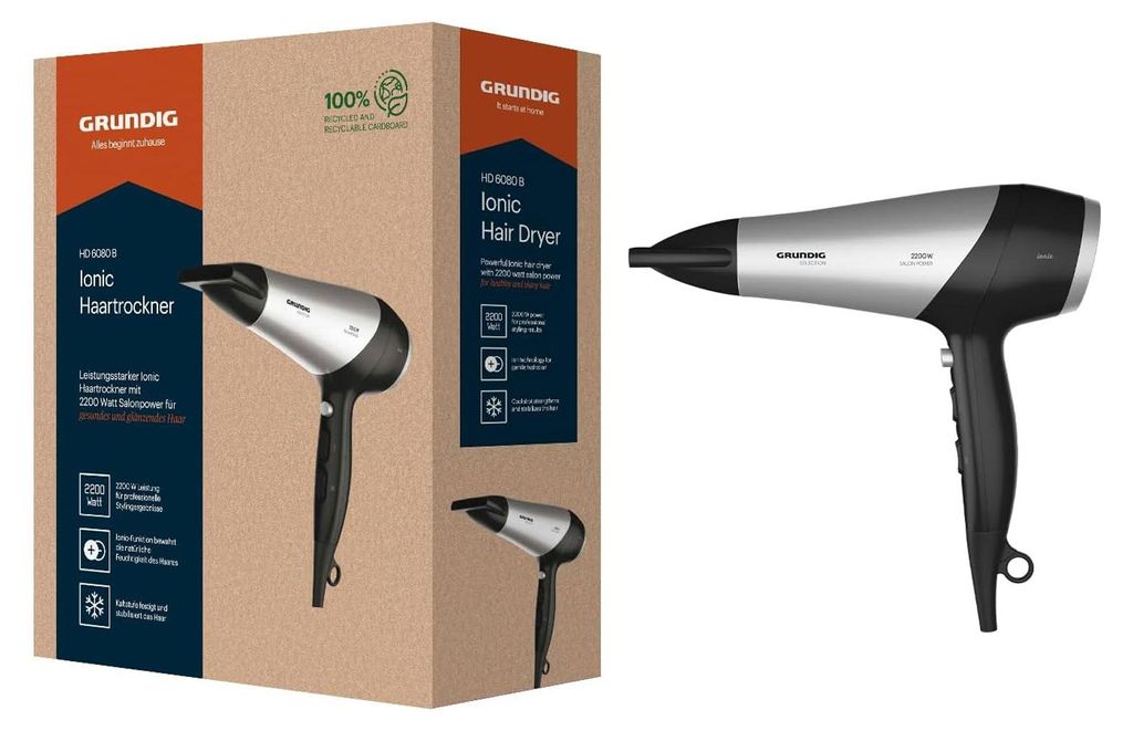 Secador de pelo Grundig HD 6080 B Imagen del producto 
