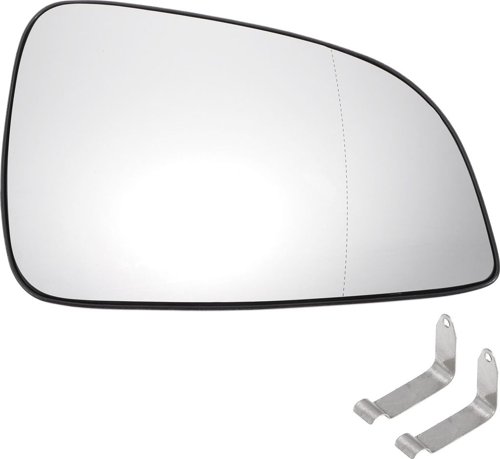 Autospiegelglas rechts für Opel für Astra H 2009-2012 mit Heizung und weißem Glas mit Rückenplatte ersetzen für VAUXHALL für Astra H 2009-2012