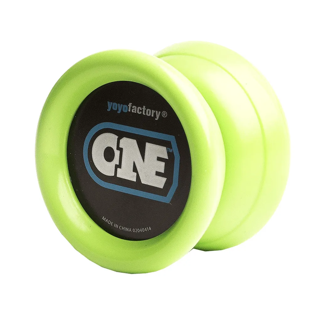 Yoyo de Divertissement One Vert - Jouet d'Adresse Classique et Moderne