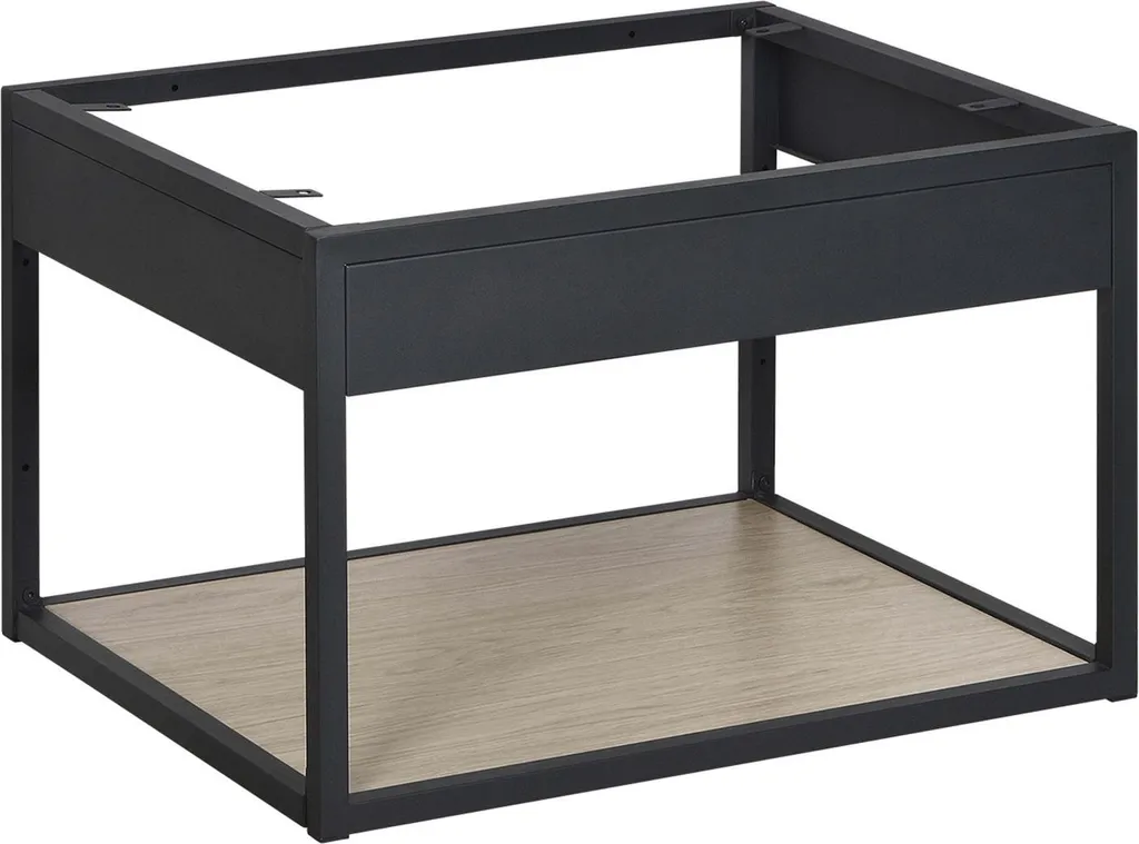 Mensola WILL Metallo Nero Sospesa: Eleganza Minimal per il Tuo Bagno