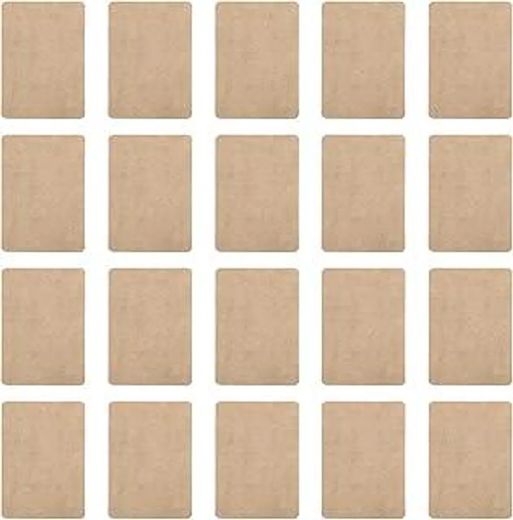 EXCEART 50 pezzi Cerotti alle erbe e allo zenzero Cerotti termici Cerotti antidolorifici Cuscinetti riscaldanti per i piedi Cuscinetti termici Collo Spalle Corpo Vertebre cervicali Ginocchia Piedi Cerotti antidolorifici (marrone chiaro) - 1
