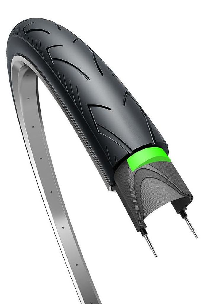 Edge Tire City Ranger Protect 28 x 1,40 37-622 - Schwarz mit Reflexion