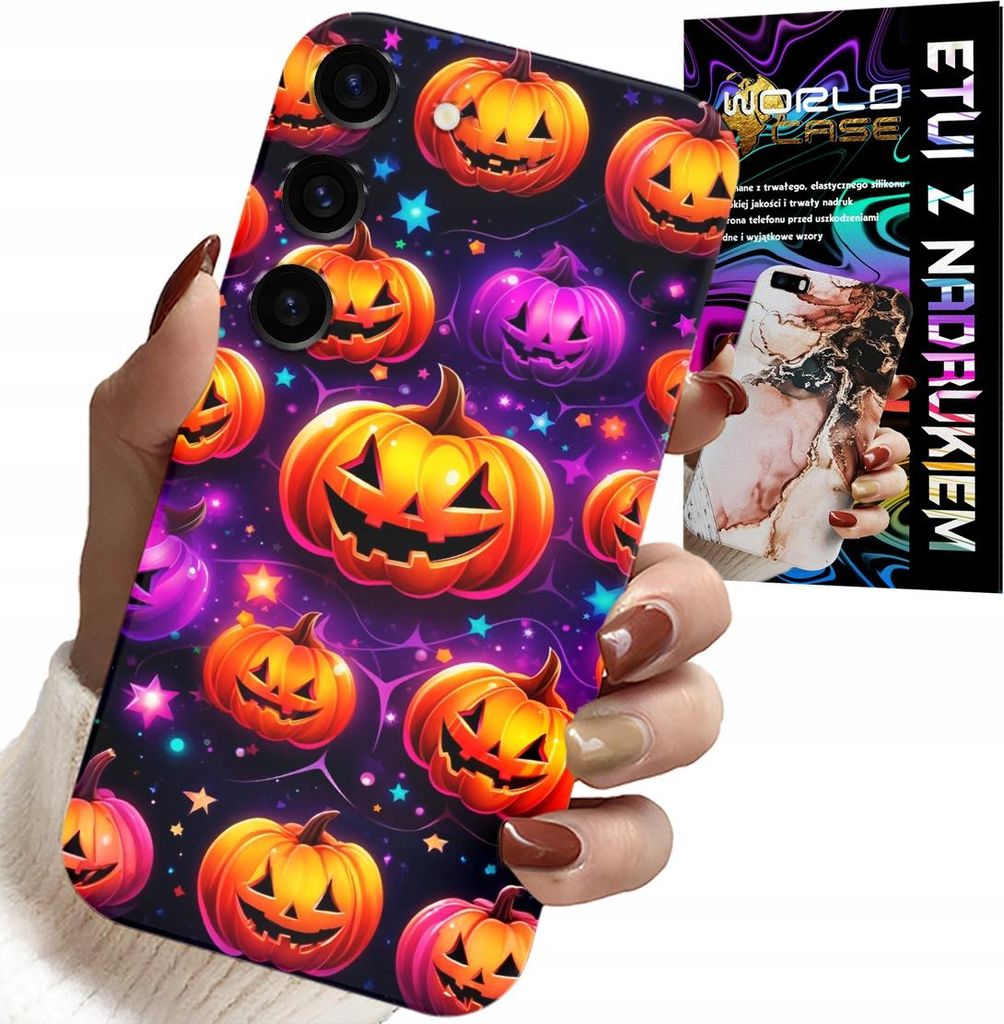 Hülle Für Samsung Galaxy S23 - Halloween, Salem, Gruselige Kürbisse, Designs