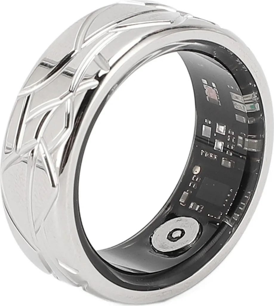 Smart Ring Étanche avec Contrôle Gestuel et Analyse Sommeil de Précision