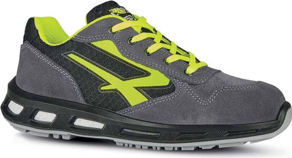 Niedriger gelber S1P SRC Sicherheitsarbeitsschuh Nylon Obermaterial atmungsaktives Wildleder Wingtex Futter Zehenkappe Airtoe Aluminium Durchtritts...