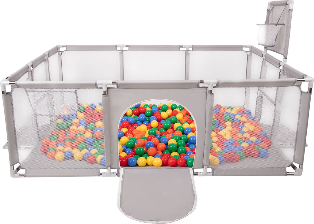 Selonis Laufstall 900 Bälle ∅6cm Großer Spielplatz Mit Bunten Bällen Laufgitter Für Babys Und Kinder