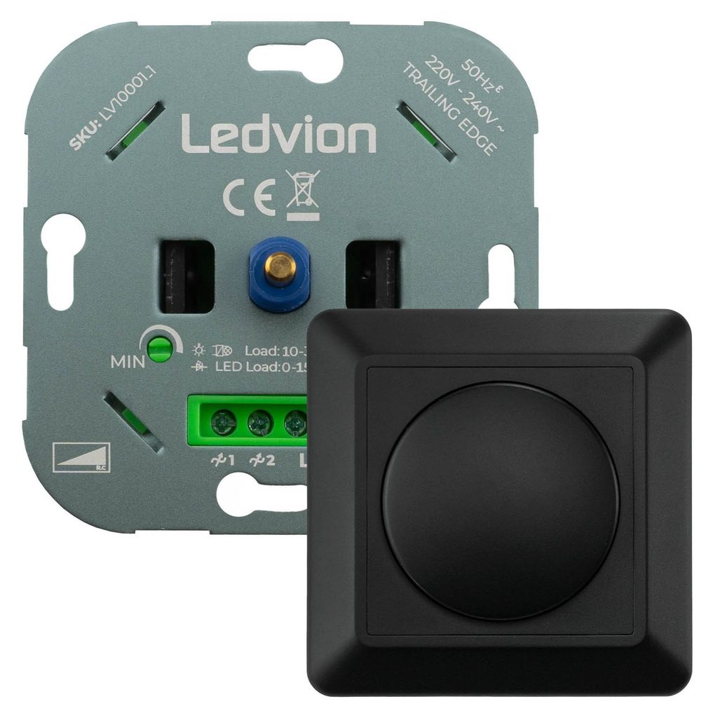 Ledvion Variateur LED 3-250W 220-240V Découpage de Phase Image du produit 