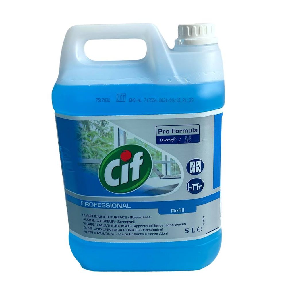 Cif 7517832 Profi Fenster und für verschiedene Oberflächen geeignet Reiniger, 5 l
