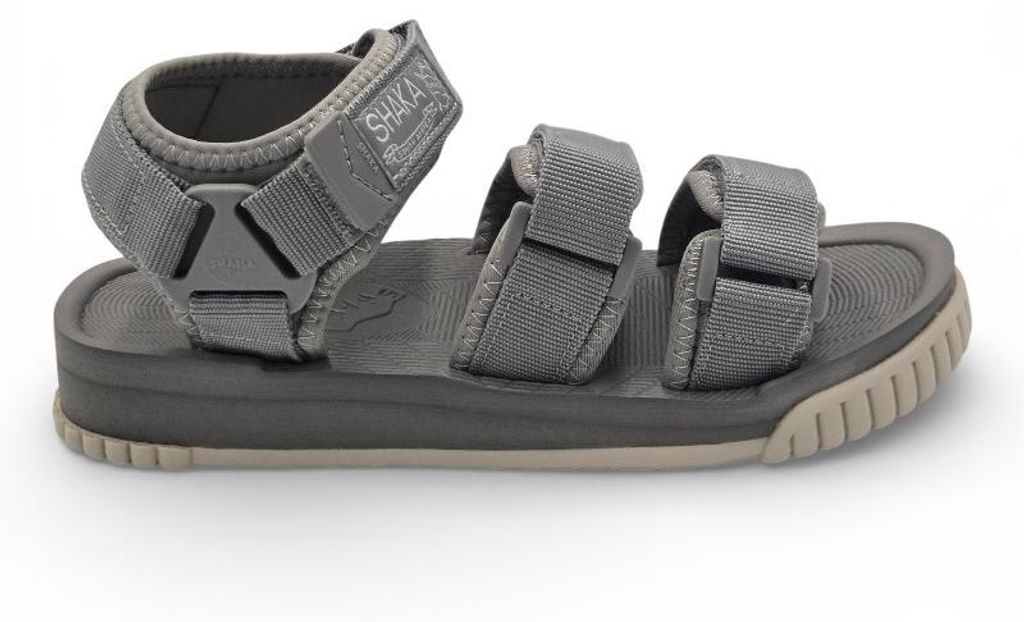 SHAKA NEO BUNGY Sandały damskie tekstylne szare EX167 - Zdjęcie produktu 