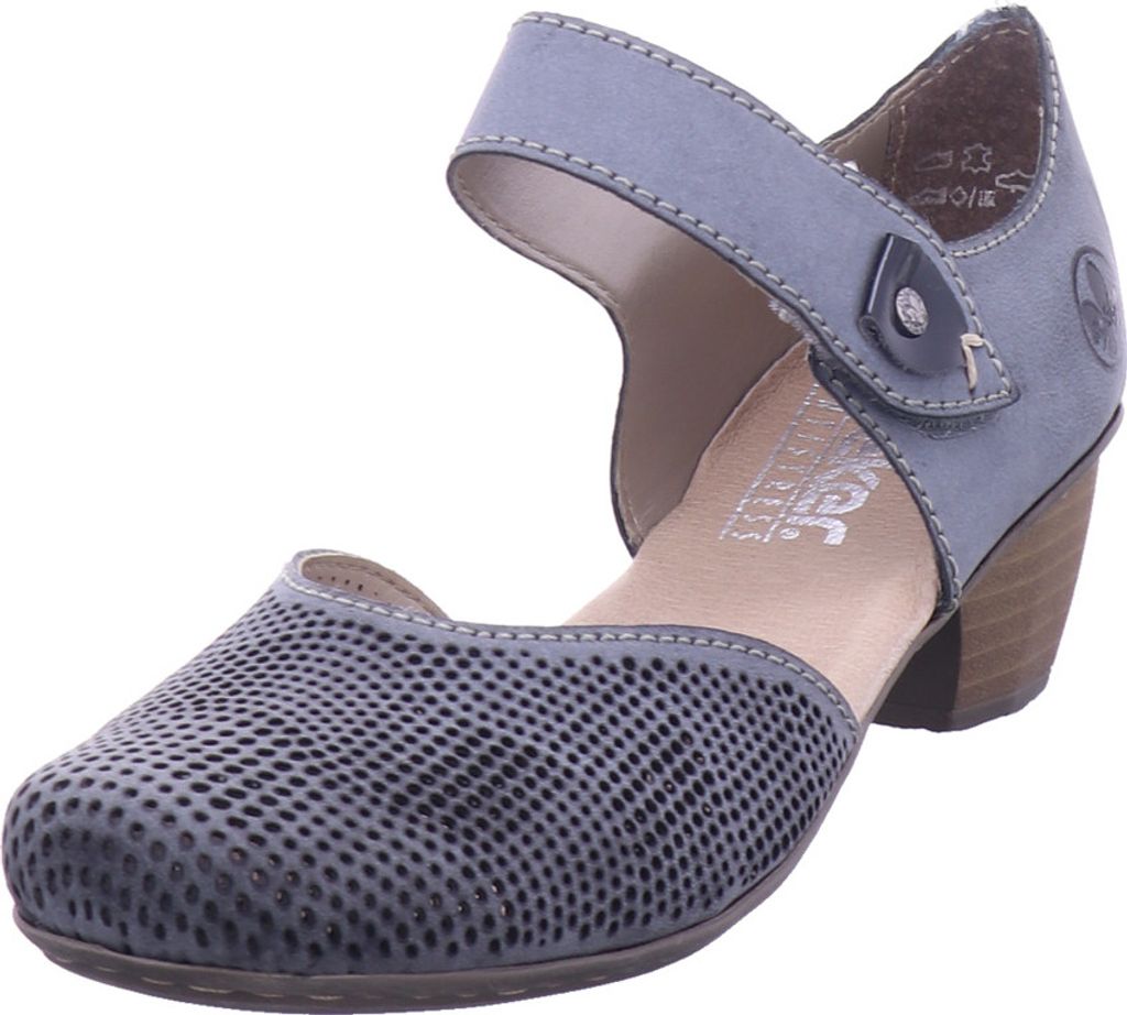 Rieker Komfort Pumps Damen 31353133353630 Blau 40 EU Produktbild 40