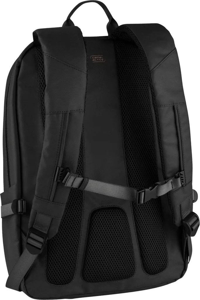 Sac à dos Camel Active Explore M en nylon noir pour ordinateur portable