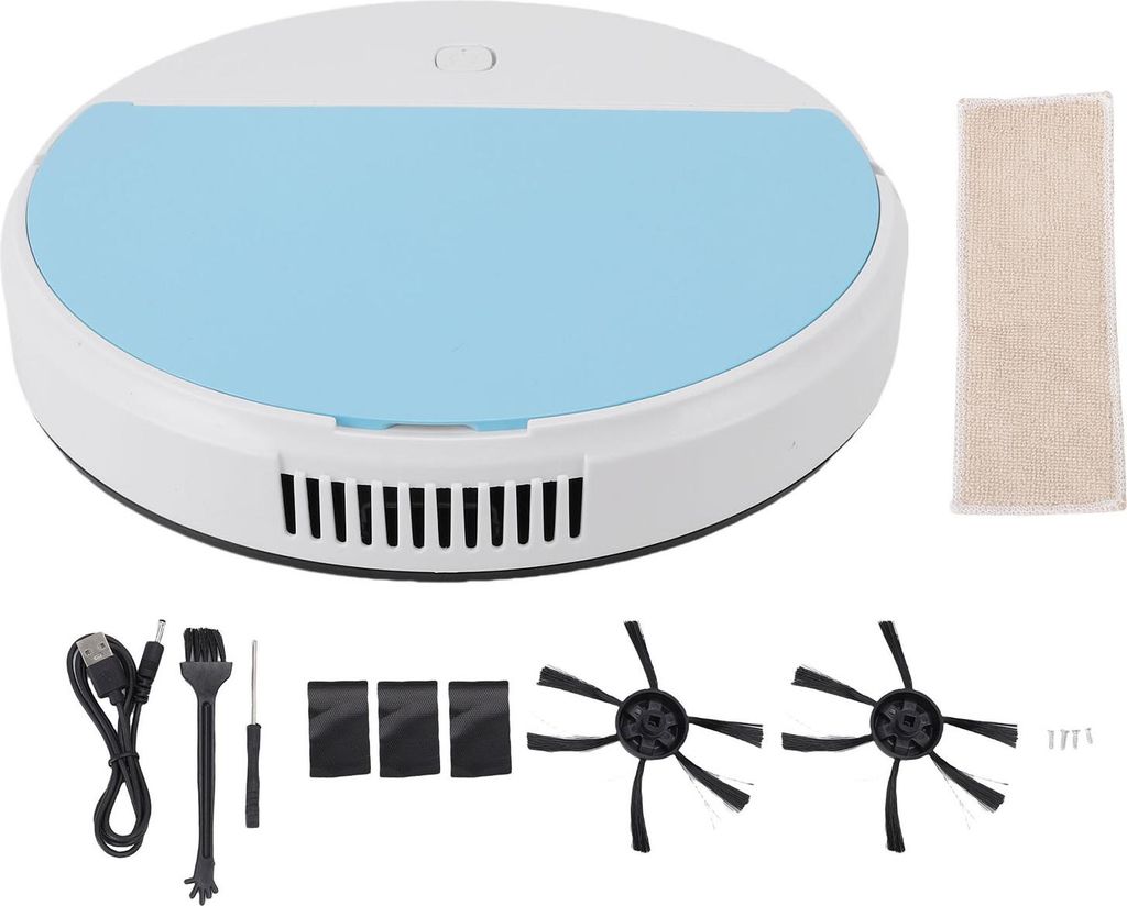 Roboter Staubsauger Mop Combo USB Wiederaufladbar 3 in 1 Smart Robotic Cleaner Sweeper für Tierhaare harte Böden Teppiche