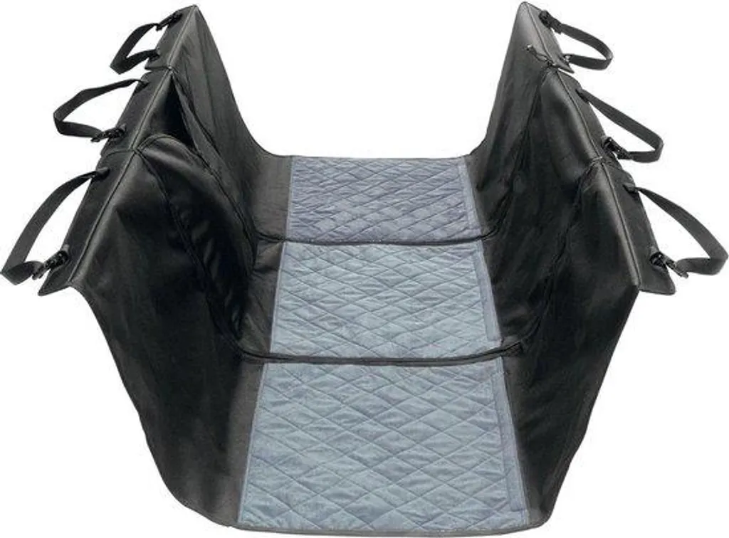 Housse de siège de voiture 145x145 cm universelle noire pour banquette arrière