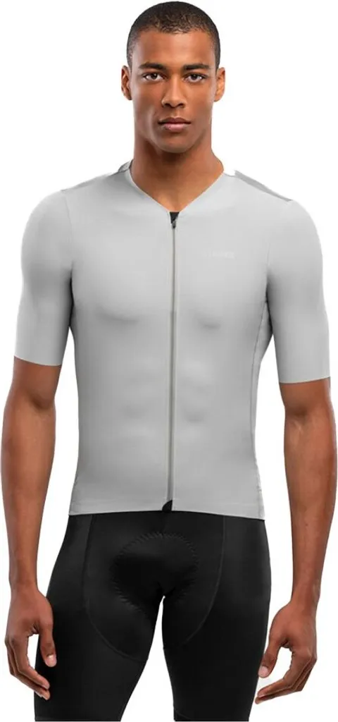 Maillot de vélo à manches courtes gris Siroko SRX Pro Climb taille L homme