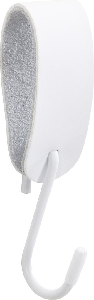 HOME DELUXE - S-Haken SHAPE - 11 x 3 x 4 cm, Eisen mit Polyurethan Leder, inkl. Doppelnaht I Kleiderhaken Kleiderbügel Garderobenhaken Kleideraufh...