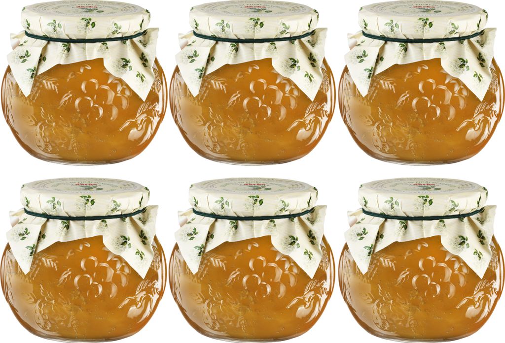 HOLUNDERBLÜTEN-GELEE naturrein 6x 640g im Dekorglas von Produktbild 