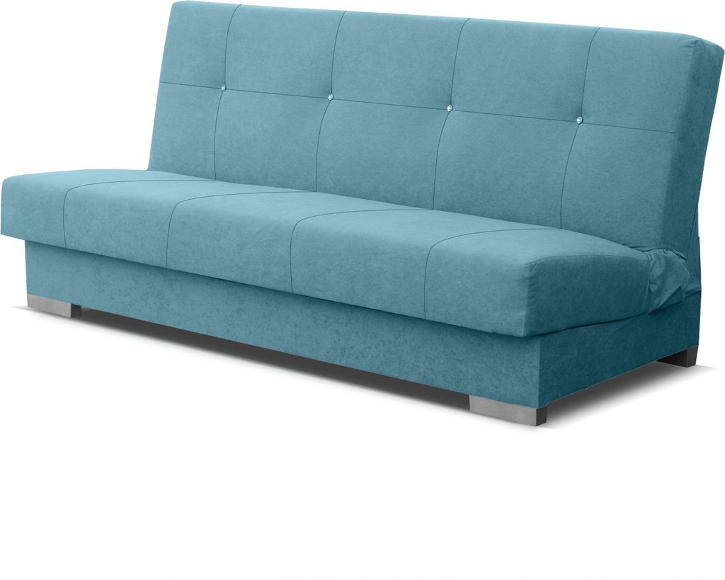 BETTSO Bequemes Loungesofa SILK blau