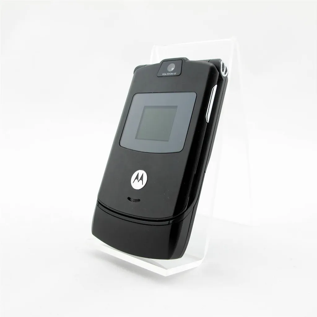 Motorola RAZR V3 Noir Métal Ultra-Fin Très Bon État Sans Simlock
