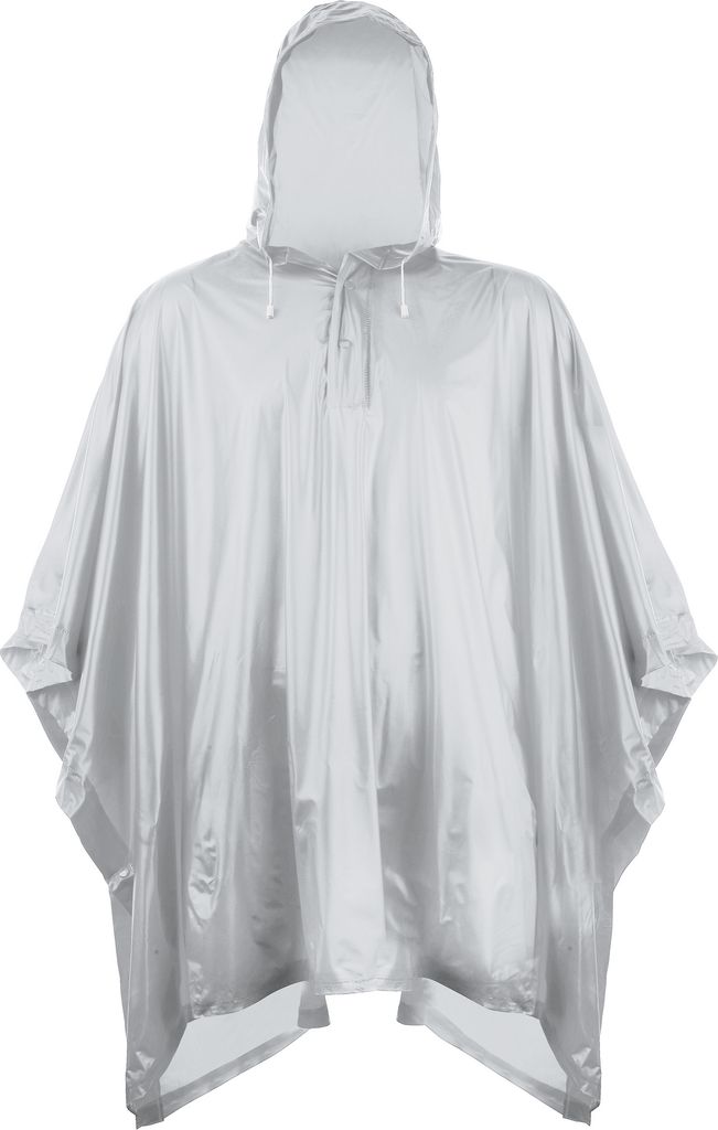 Splashmacs Uni Regenponcho / Regencape RW1494 (Einheitsgröße) (Silber)