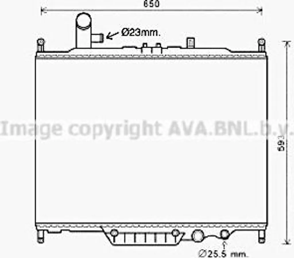 Radiateur moteur anti-surchauffe pour Land Rover Discovery LR015561