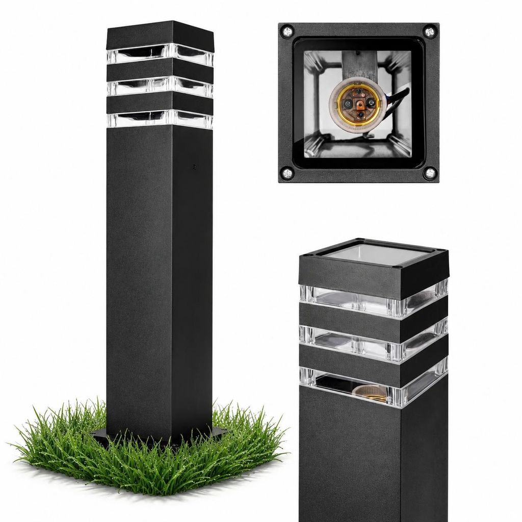 MasterLED Wegeleuchte LED IP54 – 50cm Schwarz – E27 Produktbild 