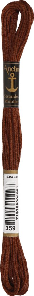 Anchor Sticktwist 4635000-00359 braun Stickgarn, 100 % Produktbild 