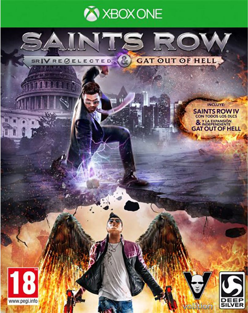 Deep Silver Saints Row IV : Re-elected + Saints Row : Gat Out of Hell, Xbox One, Multiplayer-Modus, M (Reif), Physische Medien