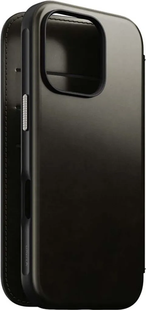 Finis les Écrans Rayés : Nomad Leather Folio Cuir pour iPhone 16 Pro