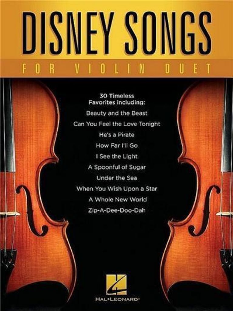Disney Songs for Violin Duet
