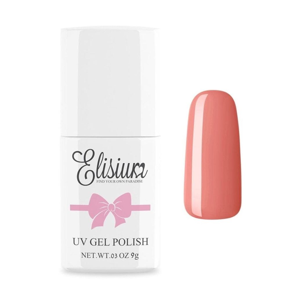 Elisium UV Gel-Nagellack, Hybridlack, 014 Roter Rock, 8 ml