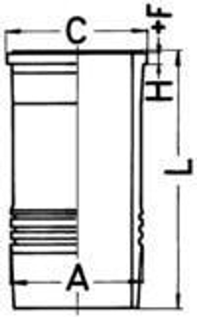 Zylinderlaufbuchse KOLBENSCHMIDT 89834110